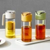 Glass oil bottle, automatic opening and closing, no oil sticking, large-capacity oil bottle, kitchen soy sauce bottle, vinegar bottle, leak-proof gravity oil bottle Application Scenario